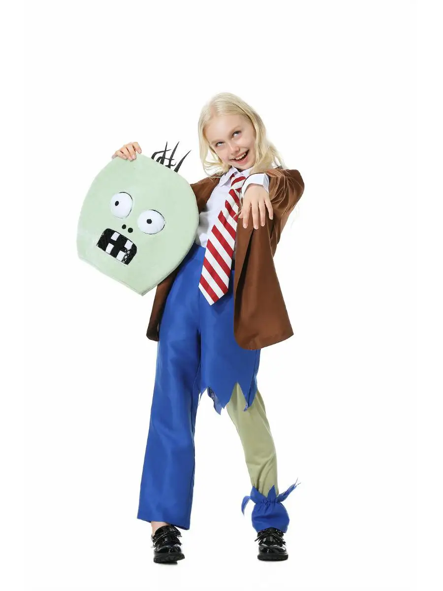 Nowa seria kostiumów na Halloween dla dorosłych i dzieci o tematyce roślinnych zombie, skręconych zombie, do odgrywania ról, horror, poliester...