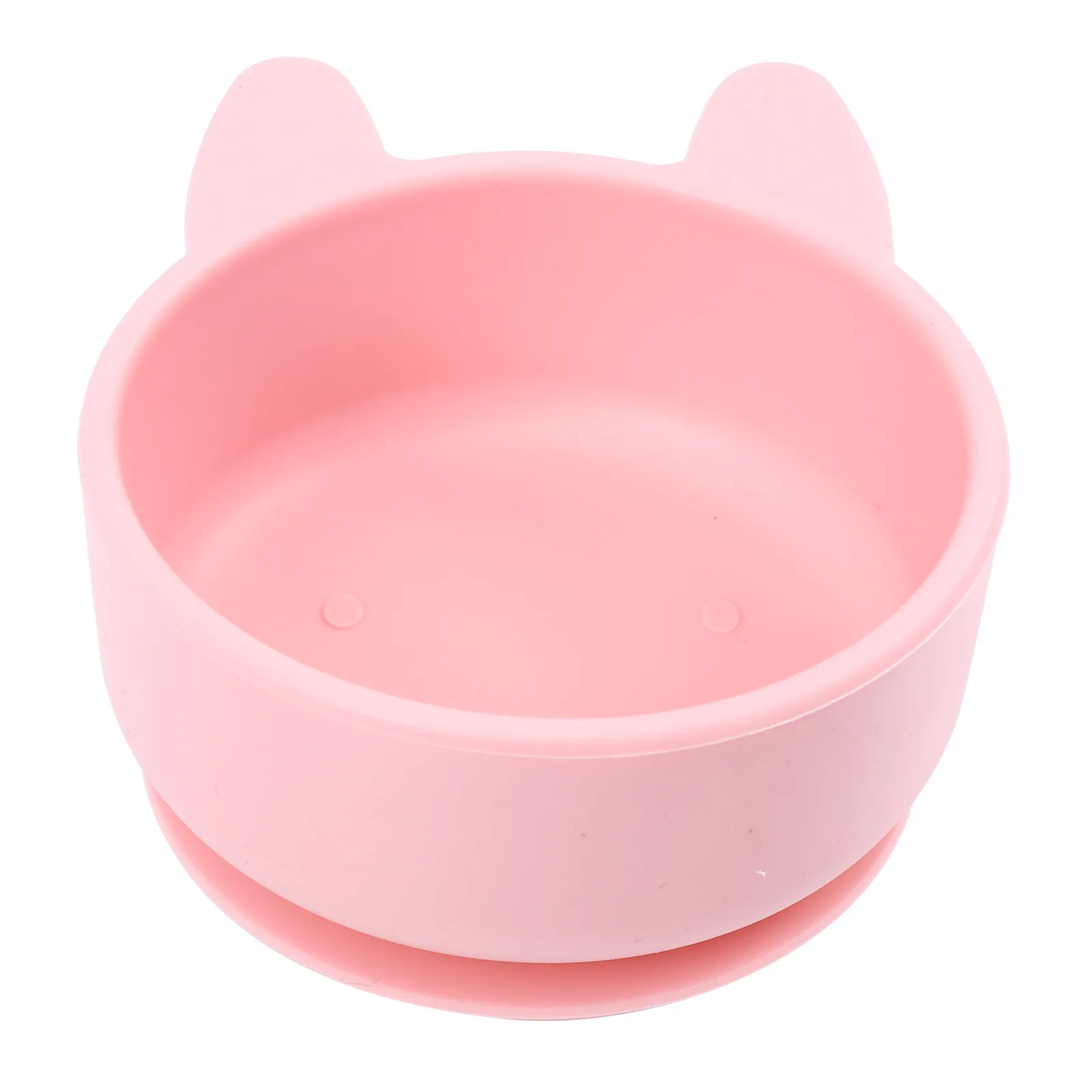 Baby Silicone Feeding Bowl Cartoon Design Suction Base Microwave Freezer Safe Dishwasher Friendly Kids Complementary Food Bowl