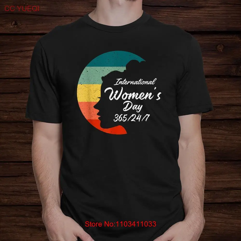 Горячая распродажа! Винтажная футболка в стиле ретро с изображением Международного женского дня святого Валентина