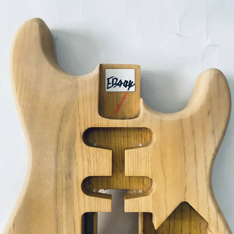 EB444 ST Electric Guitar Body in Solid Alder SSH Pickups Natural Tremolo Model for DIY Replacement Right HAND