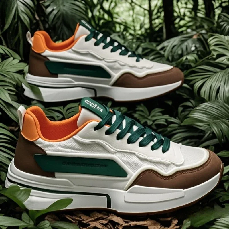 أحذية رجالي جديدة كبيرة الحجم موضة سميكة سوليد أحذية رياضية غير رسمية أحذية رياضية رجالية في الهواء الطلق الجري فاسق أحذية رجالية المتسكعون