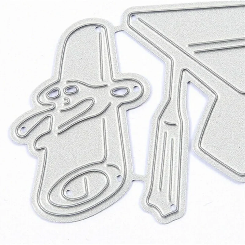 Bachelor Cap Metal Cutting Dies Stencil for DIY Scrapbooking Photo Album Embossing Paper Cards Craft