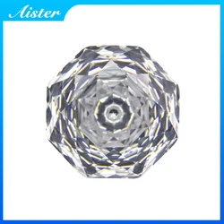 New 5A White Millennium Octagon Rose Cut Cubic Zirconia Loose Gemstones for Jewerly Making