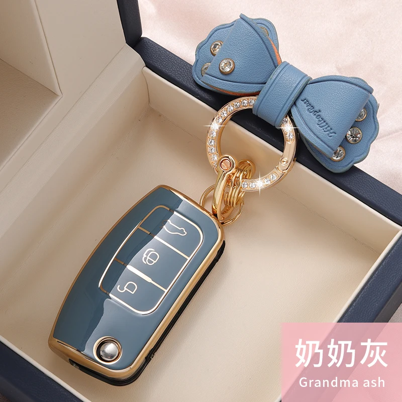 TPU Car Key Case Cover Protect Shell Bag For Ford Fiesta Focus 2 MK2 Ecosport Kuga Escape Falcon B-C-Max Eco Sport Galaxy Mondeo