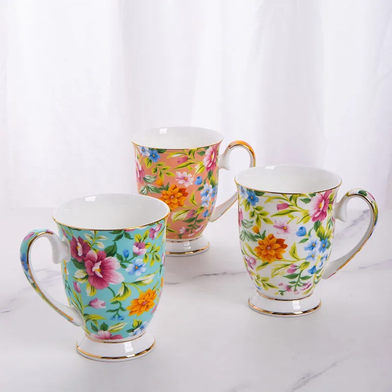 Bone China Mug for Promotion, Office & Home Coffee Tea Cup,Creative Ceramic Drinkware, Advertising Souvenir, Quality Tableware