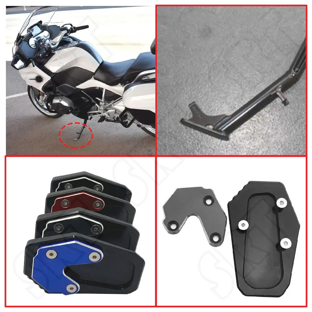 Fits for BMW R1200RT R1200RS LC R1200 RS RT 2015 2016 2017 2018 Motorcycle Side Parking Kickstand Support Plate Extension Pad