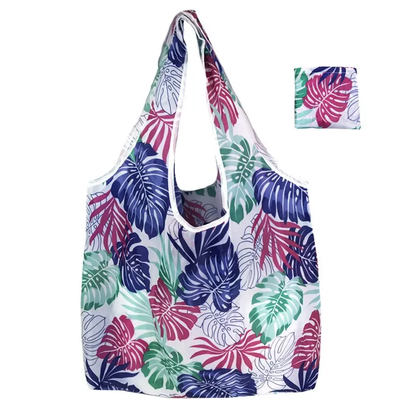 Fashion Printing Cabas Foldable Shopping Bags Environmental Protection Portable Grocery Bags