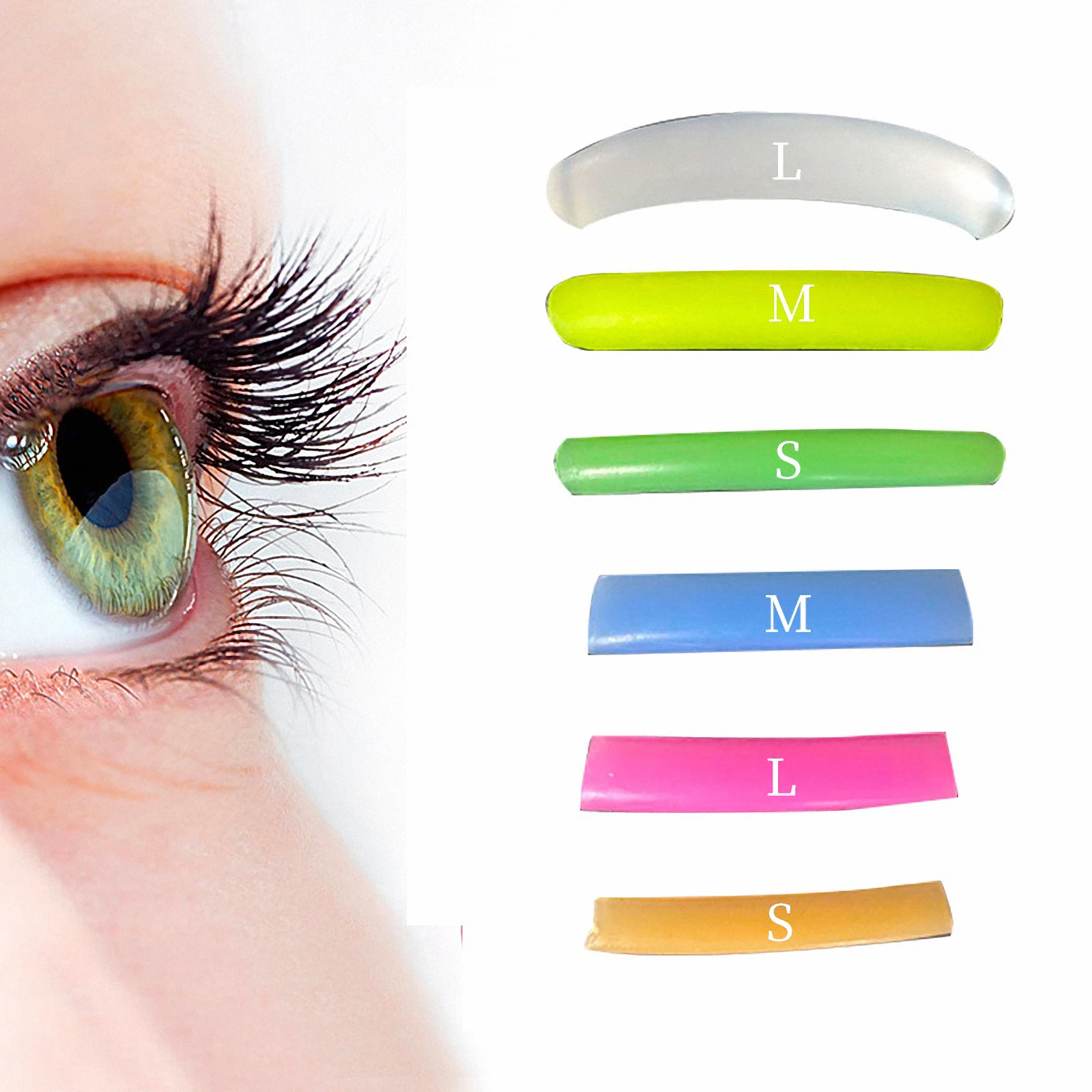 

12pcs Perming Pads Set For Lash Lifting Eyelash Perm Accessories Tool Reusable Eye Eyelash Perm Accessories