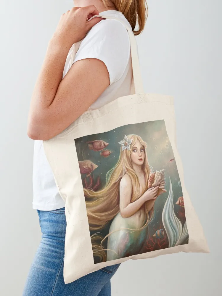 Little Sea Princess Tote Bag custom bags tote bag woman Canvas Tote Bag