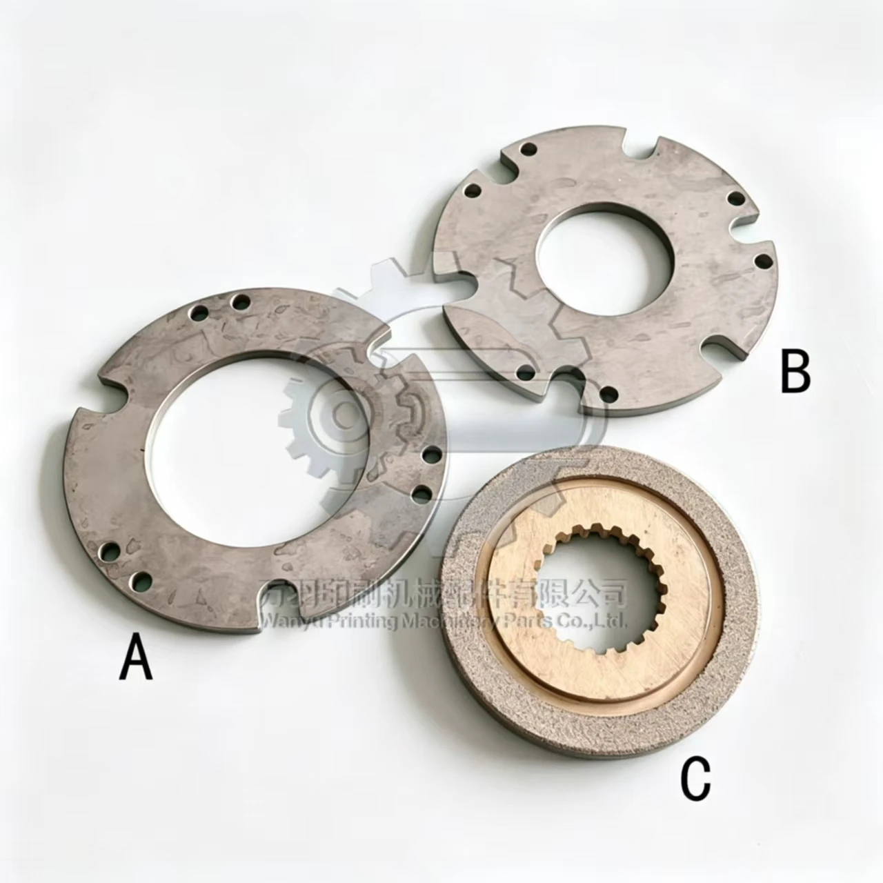 20 Teeth Brake Pad & Friction Plate, Lifting Motor Brake Disc for Komori Offset Printing Machine, Komori Printing Press Spare Pa