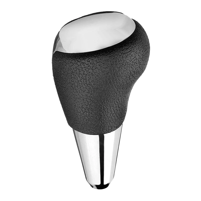 Carbon Fiber Print Gear Shift Knob Cover Trim With Automatic Gear Shift Knob