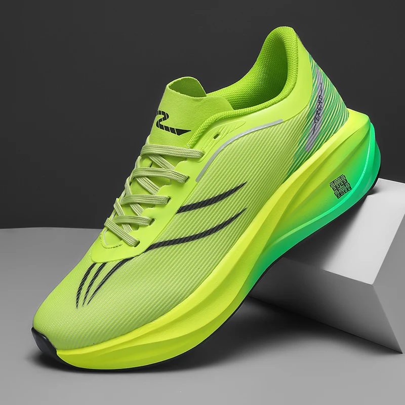 

Outdoor Jogging Training Shoes, High Elastic Soft Sole, Anti Slip Shock Absorption, Breathable Unisex Daily Sports Footwear