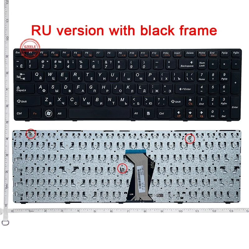 

GZEELE new for LENOVO IdeaPad P580 P580A P580G P585 P585A P585G V585 V585A 25201857 V-117020NS1 MP-10A3 russian laptop keyboard