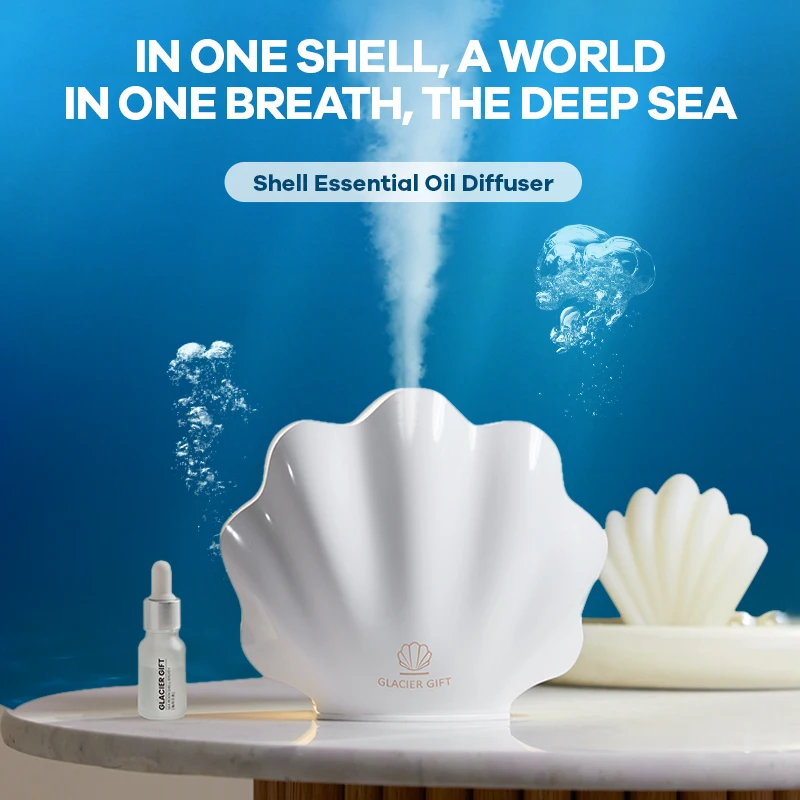 รีโมทคอนโทรล Essential Oil Diffuser, 7 สีเปลี่ยนไฟ LED USB Aromatherapy Humidifier, Quiet Ultrasonic Cool Mist Maker