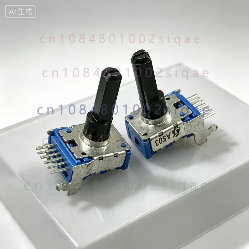 FOR RK14 A50K 7-Pin Dual Potentiometer 10PCS Power Amplifier Mixer Synthesizer Volume Control