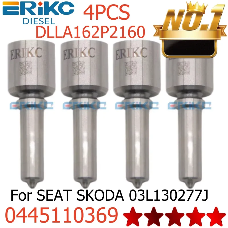 

Nozzle DLLA162P2160 0 433 172 160 Diesel Sprayer DLLA 162 P 2160 Diesel Gun DLLA 162P2160 for Bosch Injector 0445110369 4PCS