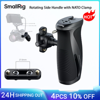SmallRig  Rotating NATO Side Handle w NATO Clamp, 360° Adjustment Handgrip for DLSR Camera/Monitor Cage Kit Mounting Plates 5160