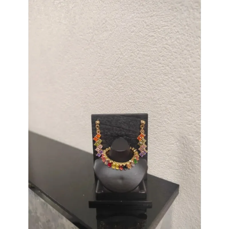 15 일 처리 시간이 필요합니다 LX572 수제 장난감 귀걸이 목걸이 1/6 30cm babi fr fr2 인형 용 크리스탈 다이아몬드 액세서리