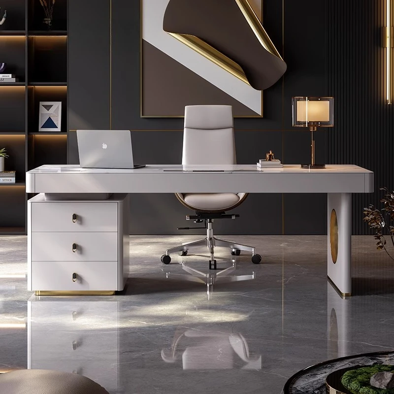 Executive Bedroom Office Desk Conference Minimalist Aesthetic Office Desk Display Nordic Escritorio Oficina Unique Furniture