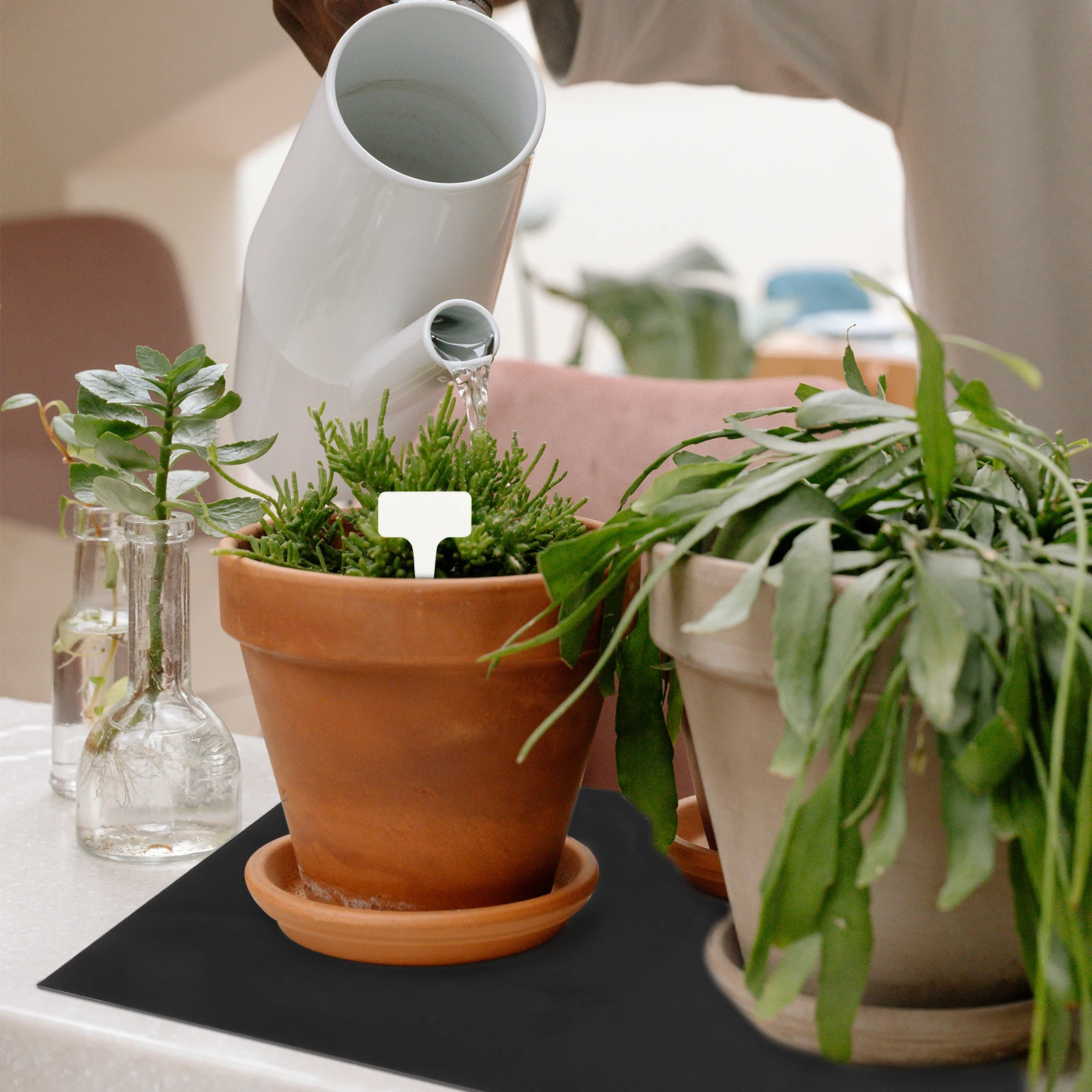 

Plant Mat Capillary System Automatic Black Cushion for Indoor Plants Gardening Pot Absorbent Pad Succulents Herbs