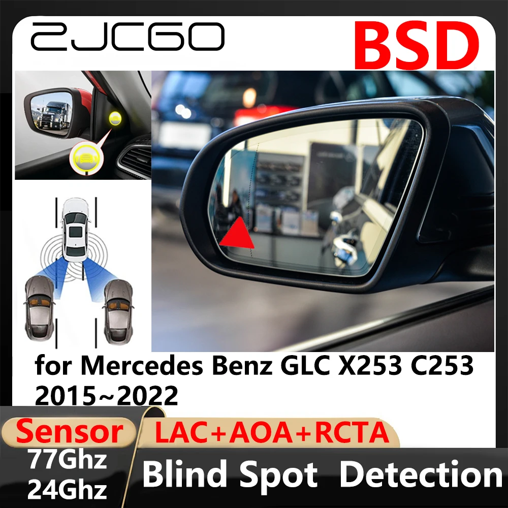 

BSD Blind Spot Detection Lane Change Assisted Parking Driving Warnin for Mercedes Benz GLC X253 C253 2015~2022