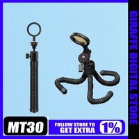 Ulanzi MT30 Octopus Tripod for Mobile Phones Magnetic Attraction Extend Fill Light1/4 Ballhead for Smartphone Camera Video Vlog