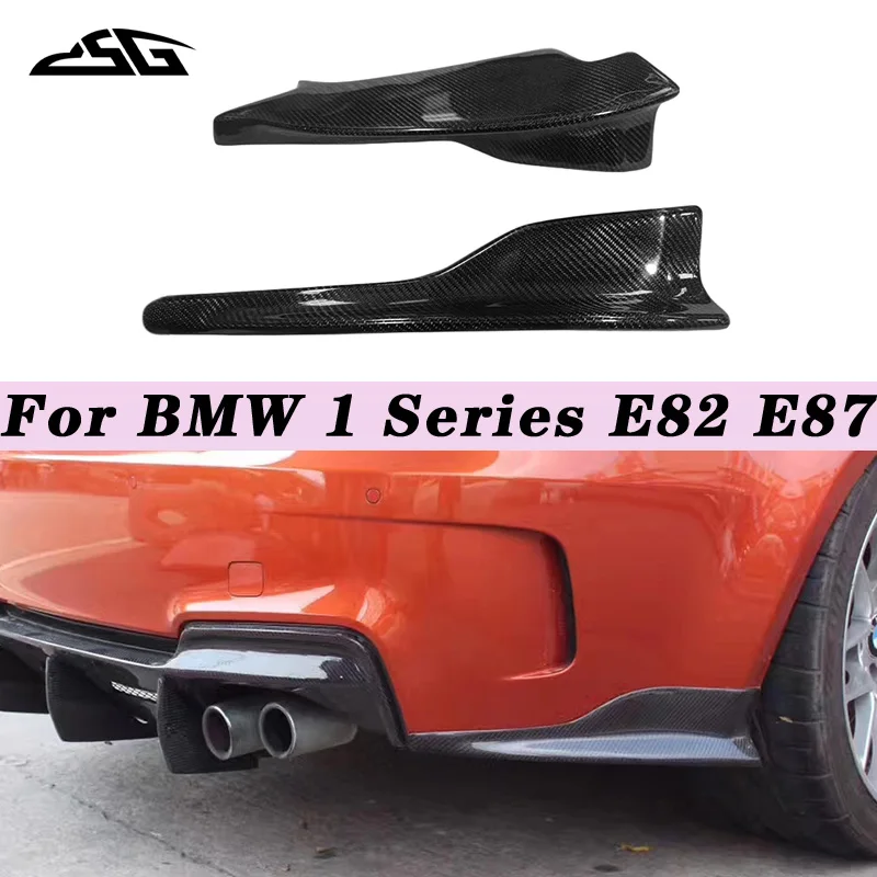 

Suitable for BMW 1 Series E82 E87 Rear Bar Wrap Angle Carbon Fiber Rear Spoiler Anti-collision Angle Small Surround Accessories