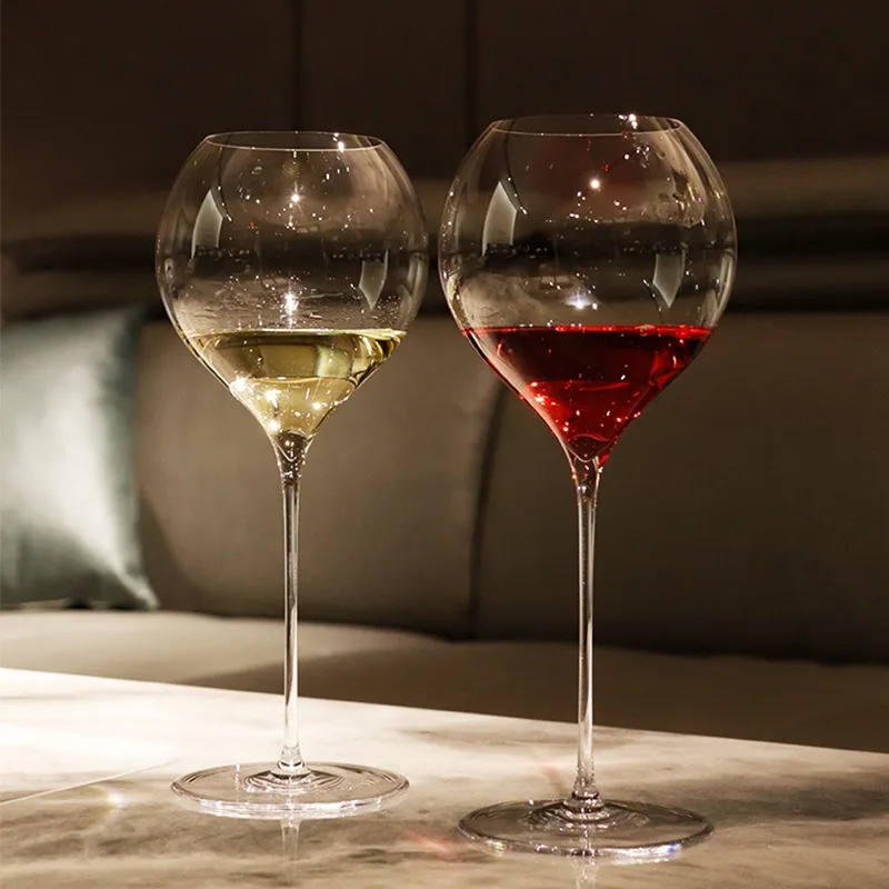 Thin White Wine Glasses Crystal Glass Champagne Glasses Water Drop Red Wine Glasses High-end Cocktail Cup
