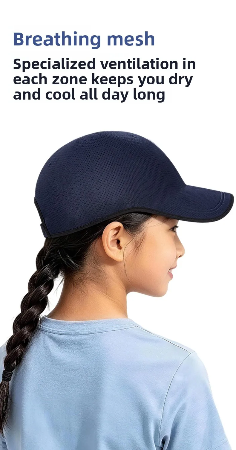 New Design Seamless Baseball Cap Quick Drying Packable Outdoor Hat Polyester Breathable Sports Hat
