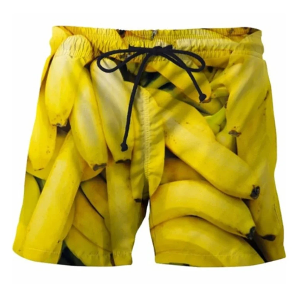 

Summer Man's Loose Beach Shorts Printed Water Sports Beach Pant Quick Dry Short Swimwear Men's Oversized Surfing Swimming Shorts