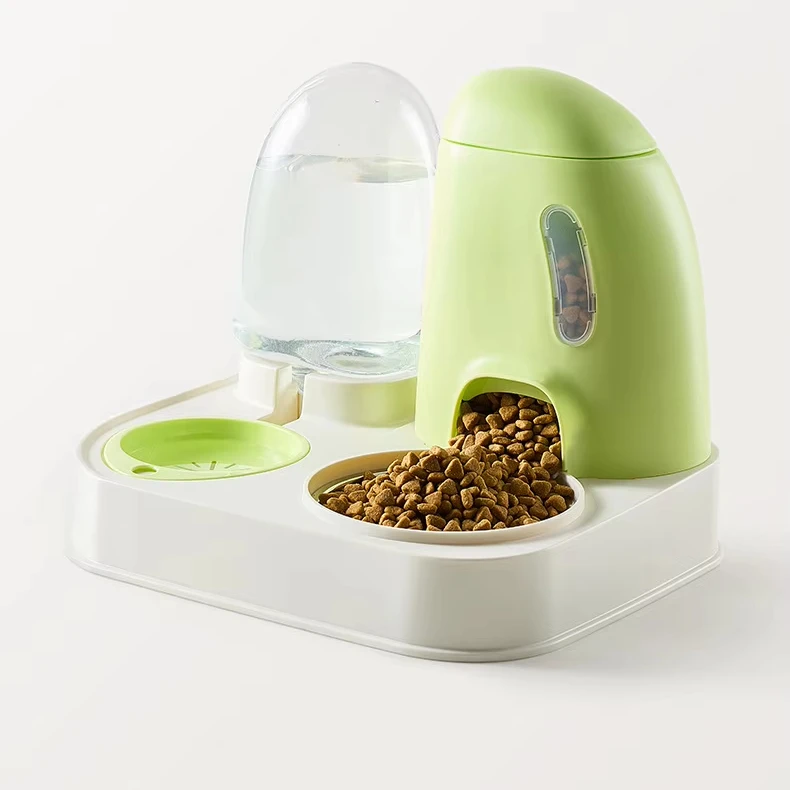 

Pet Feeder Integrated Feeding Drinking Automatic Replenishment System for Dogs Cats