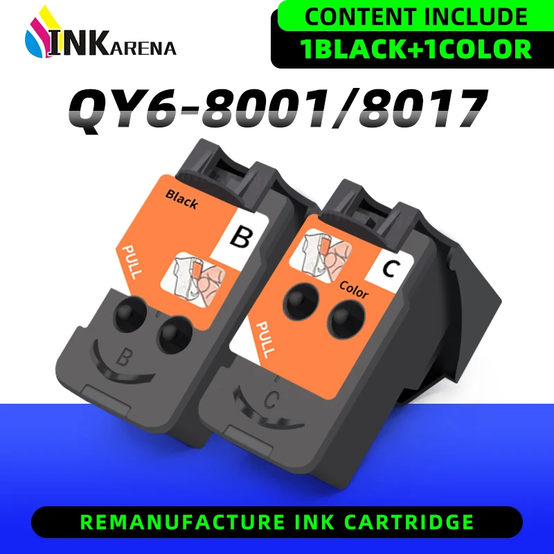 Canonプリンターと互換性のあるカートリッジ,qy6,8001,qy6 8017, BH-1,g1100,g2100,g2110,g2111,g3100,g3110,g4100,g4110