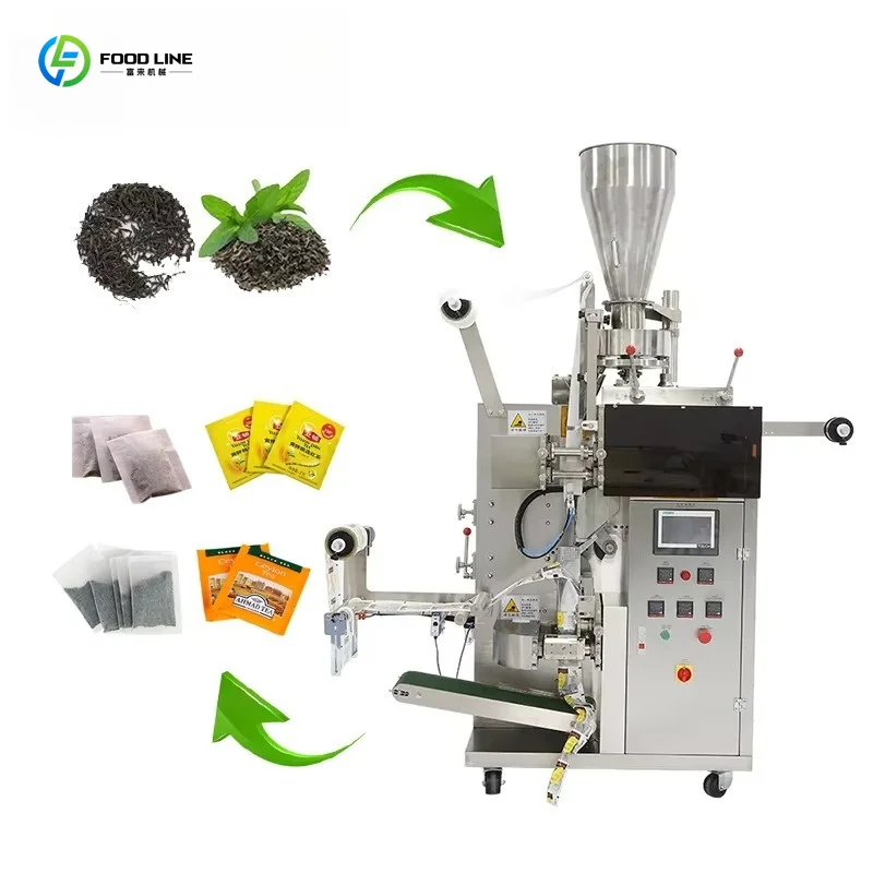 Customized Automatic Vertical Tea Bag Packaging Machine Powder Particle Packer Three Sided Four Sided Sealing Equipment