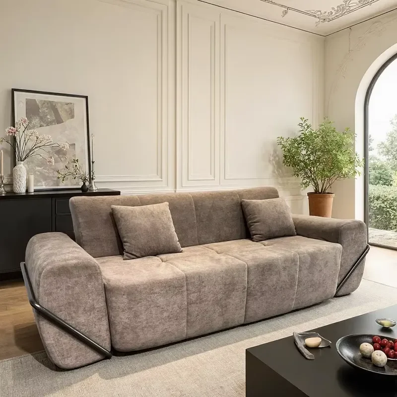 Compression Sofa Modern Vacuum Packed Couch Sofa in a Box Compact Size Living Room Furniture OEM ODM Manufacturing Supplier