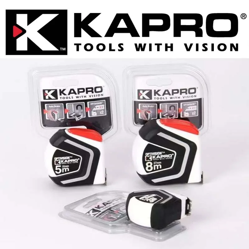 KAPRO 510 High-Precision Steel Tape Measure for Woodworking with Auto-Lock Function, Adopting Imported Technologies from Germany