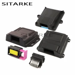 1 Set 24 Pin ECU Automotive Plastic Enclosure Box Case Kit Motor Car LPG CNG Conversion ECU Controller With Auto Connectors