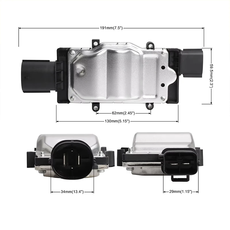 Módulo de control del ventilador de refrigeración del motor para Ford Escape Focus Transit Connect 12-18 1137328464 1137328567 Módulo de ventilador acondicionado