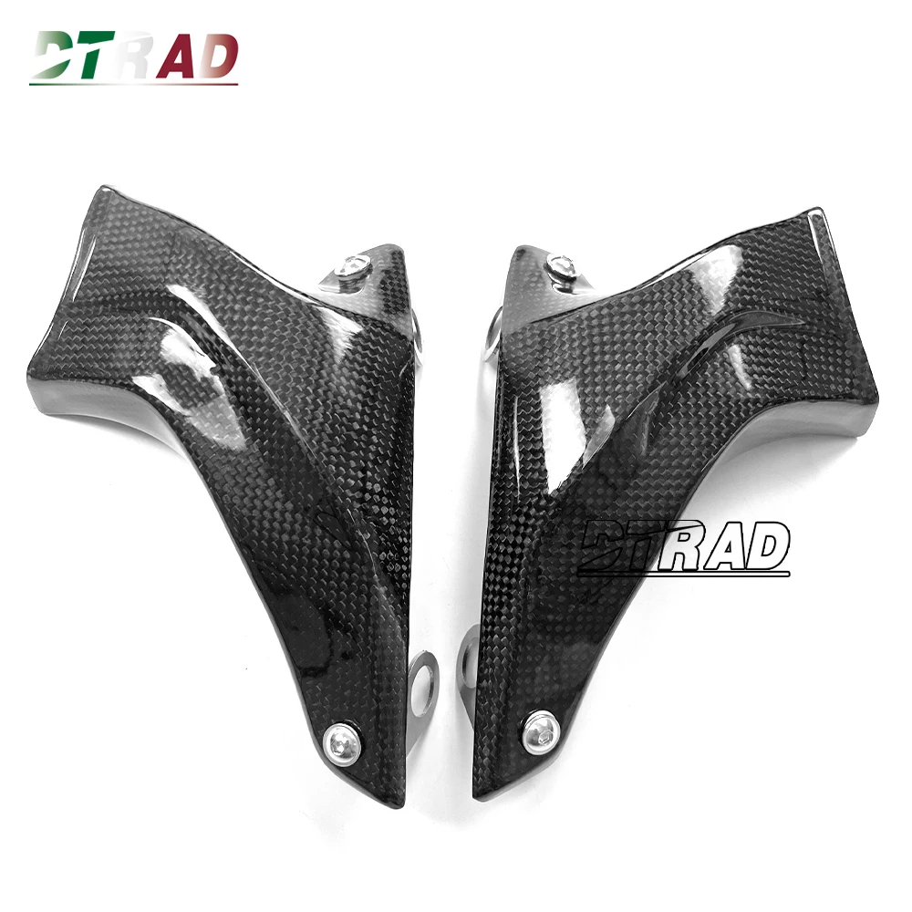 Universal 100MM Motorcycle Brake Caliper Radiator Cover For DUCATI Streetfighter Panigale V4 V2 899 959 1199 1299 Carbon Fiber