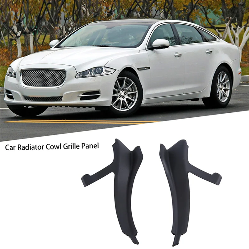

ABNF!For JAGUAR XJL 2010-2019 Car Front Left & Right Radiator Cowl Grille Panel C2D19712 C2D19713 Replacement