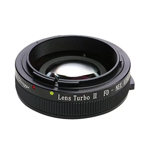 Zhongyi Mitakon FD-NEX Adapter Tập Trung Giảm Ánh Sáng Tăng Adapter Ring Cho Canon FD Gắn Ống Kính Sony NEX APS-C Camera