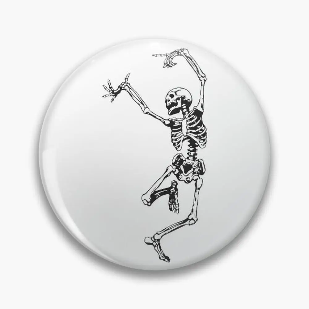 Dance With Death Pin Buttons Brooches  Jewelry Accessory Customize Brooch Fashion Lapel Badges