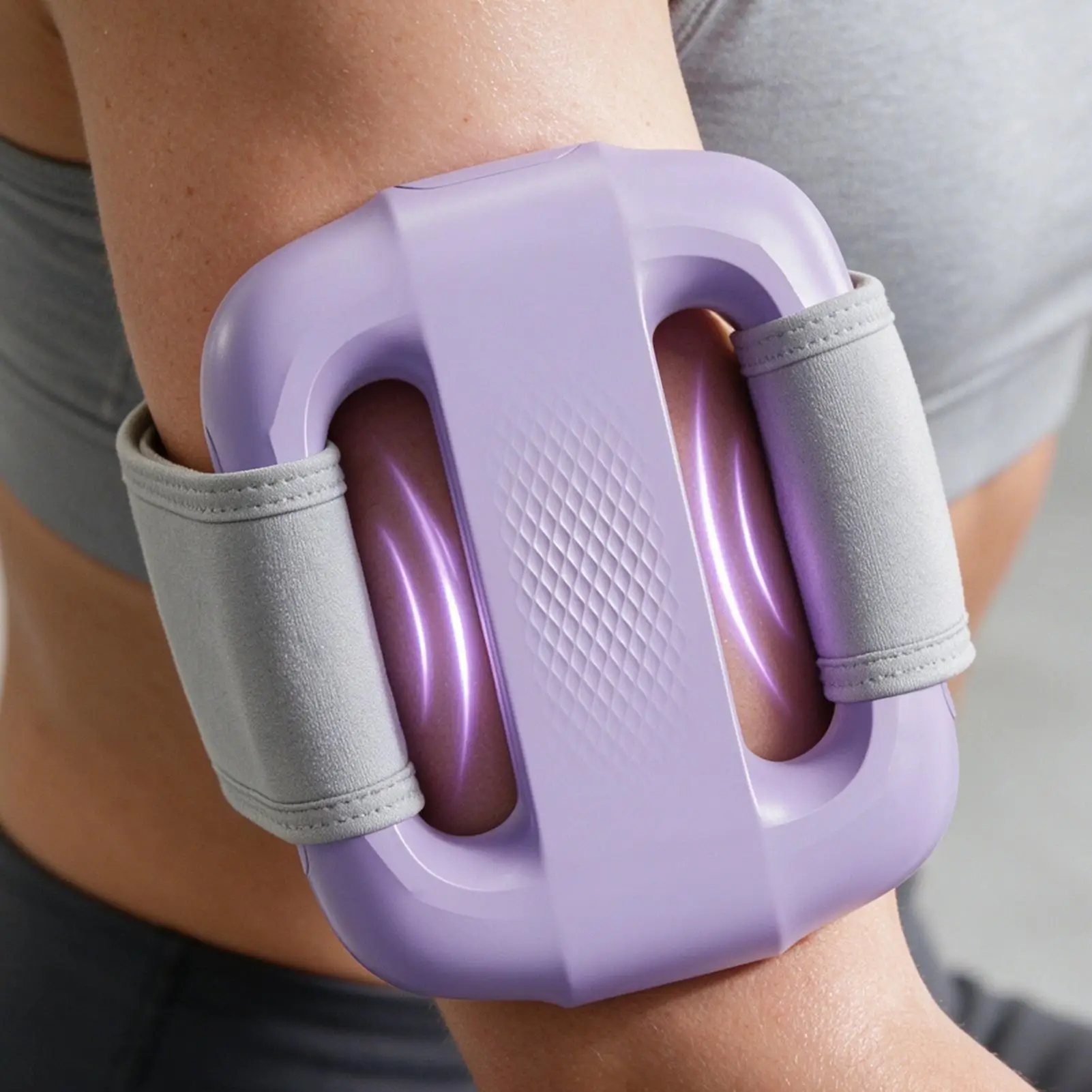 Fascia Ring 5 Modes 3 Intensities Deep Tissue Vibration Tool Electric Fascia Massage Ring for Home Office Gym Back Waist Leg