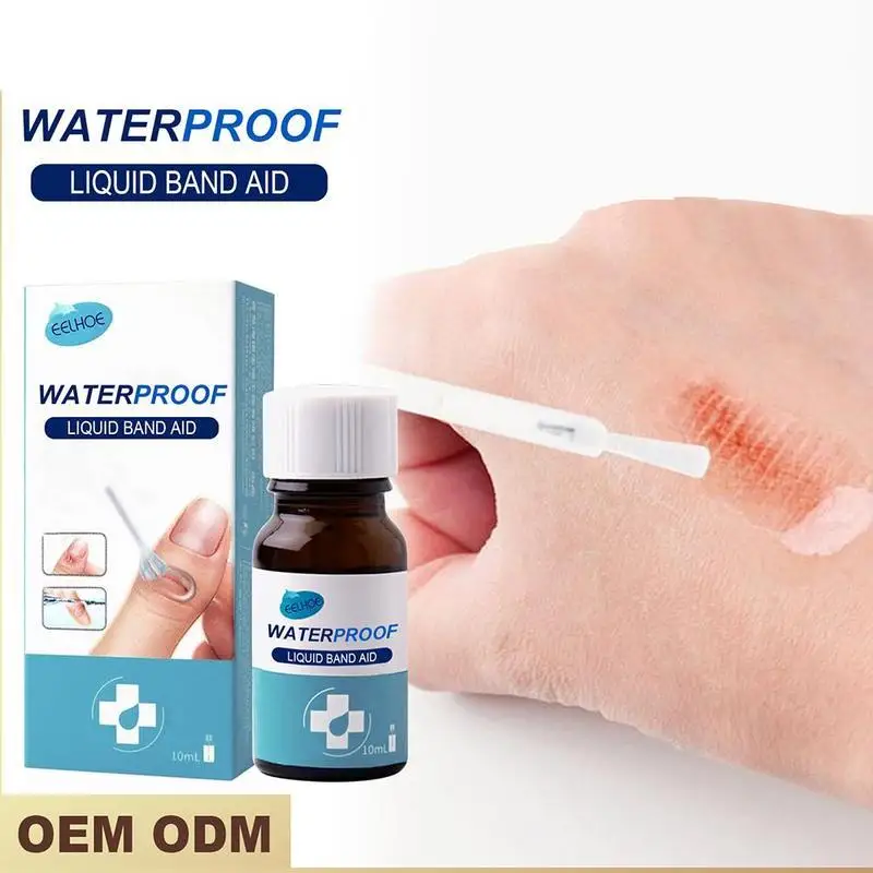 10ml Waterproof First Aid Liquid Bandage For Small Wounds Patch Adhesive Healing Plaster Disinfecting Cut Gel Hemostasis M5Z4