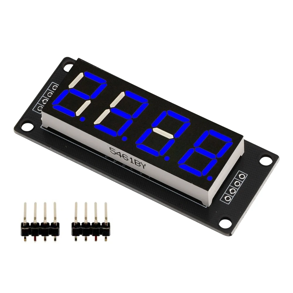 TM1637 Moduł wyświetlacza LED dla Arduino 7 segmentów 4-bitowych 0,56 cala Zegar CZERWONA anoda Cyfrowa tuba Cztery pakiety sterowników szeregowych — zdjęcie 4