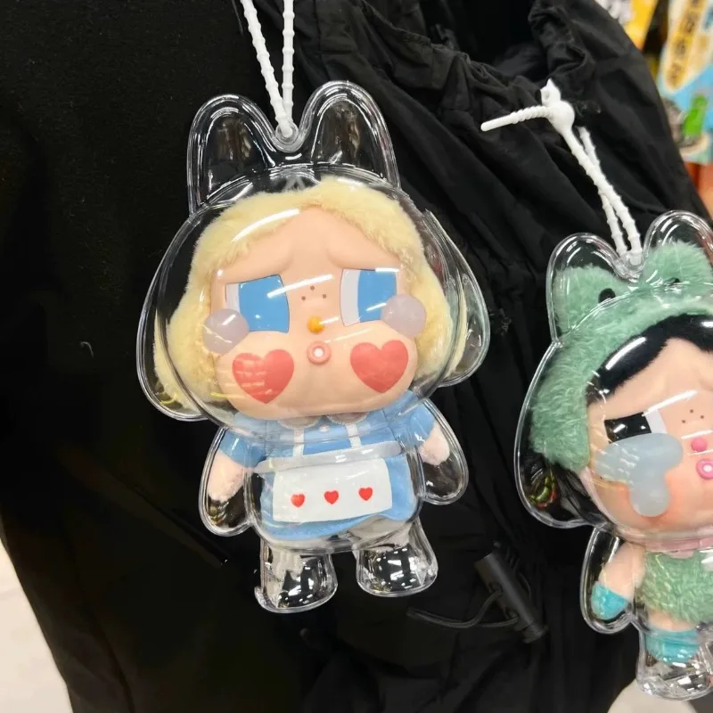 Voor Crybaby-serie Huilende baby beschermhoes Volledig helder acryl beschermhoes Wandelen Pluche tas Popaccessoire