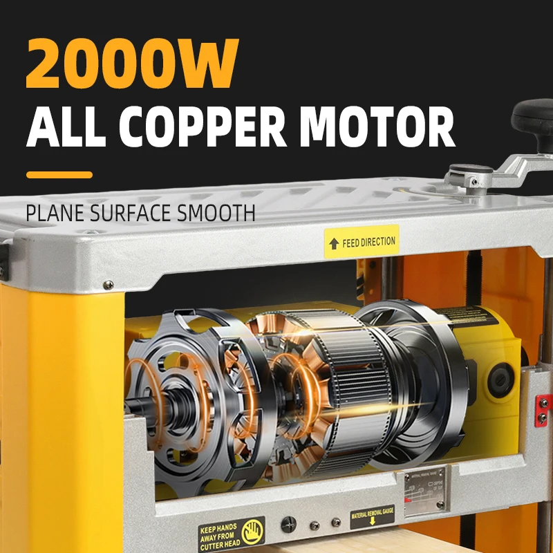 Premium Quality OEM 13" Portable Planer Cutterhead 13-Inch Benchtop Thickness Planer Wood Planer Machine