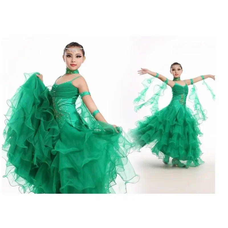 새로운 여자 볼룸 댄스 드레스 표준 볼룸 댄스 스커트 Ladin 드레스 Vestido De Formatura Waltz Dance Dress