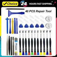 40 in 1 Mobile Phone Repair Tools Disassemble Repair Set for iPhone Screwdriver Combination Skid Multi Function Disassembly Kit