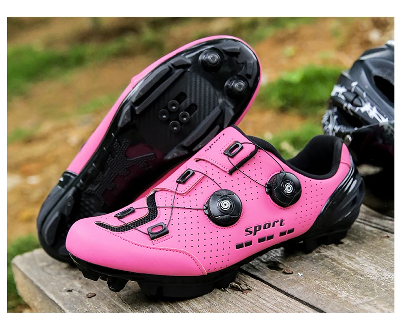 Professional Man Cycling MTB Shoes Road Cycling Flat Pedal Bike Sneaker Racing Women Flat Pedal Bicycle Spd Biking Footwear