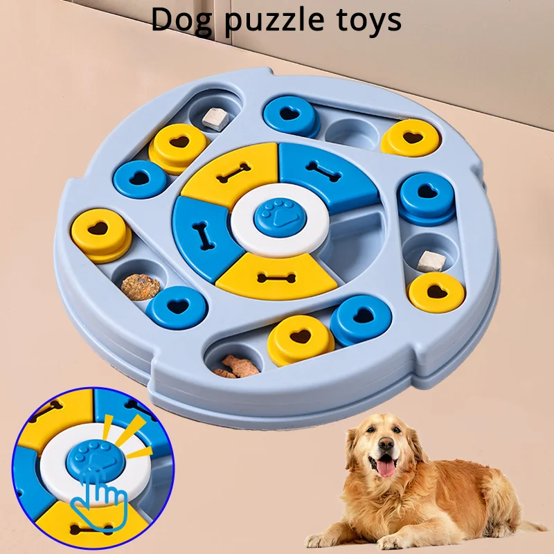 

Dog Puzzle Toys Slow Feeder Training Iq Nonslip Bowl Dog Interactive Toy Boredom Buster Pet Puzzle Cat Dogs Training Game